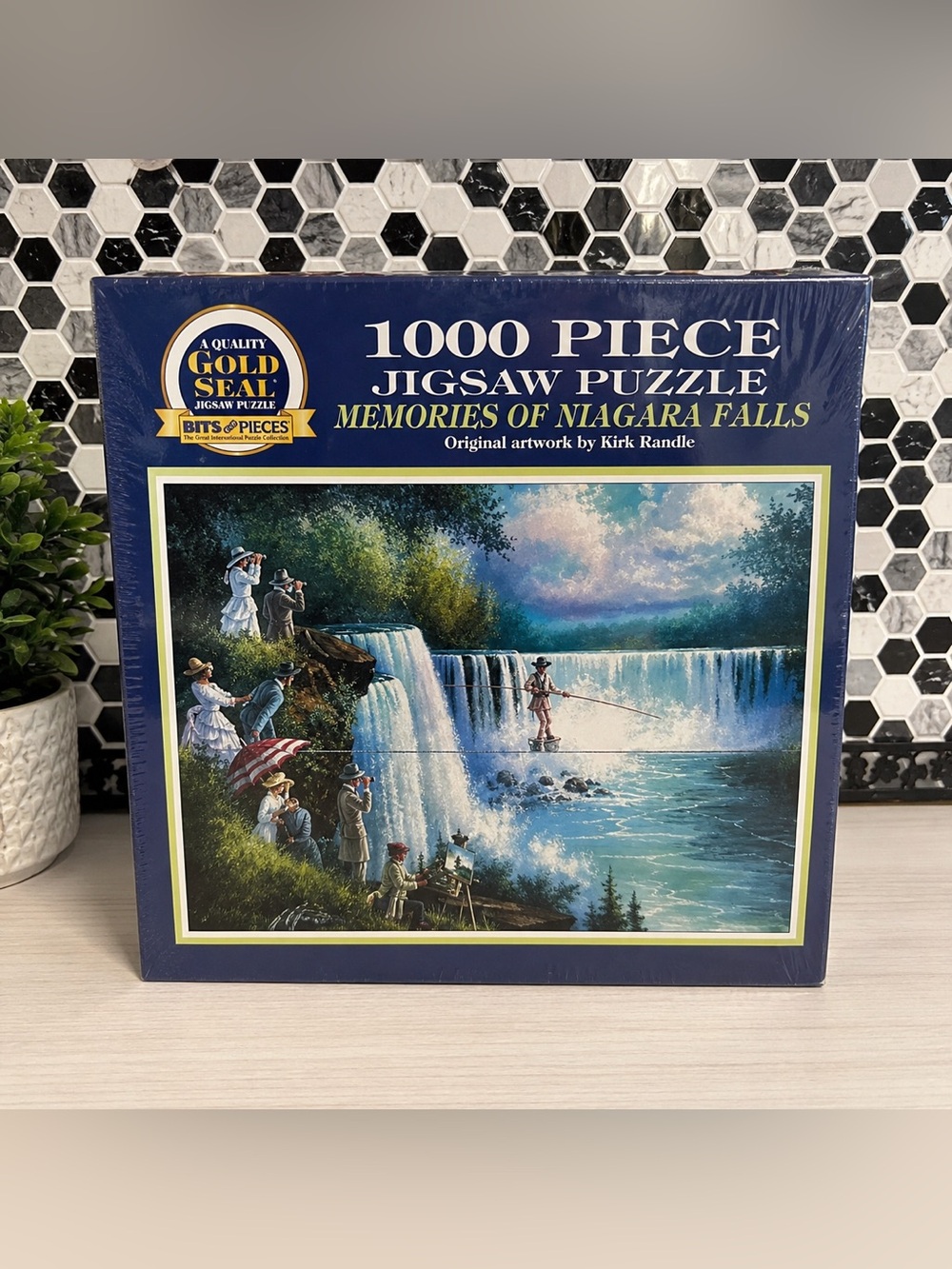 Bits and Pieces “Memories of Niagara Falls” 1000 Piece Jigsaw Puzzle Gold Seal